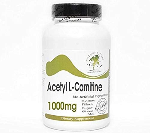 Acetil L-Carnitina 1000mg 200Cápsulassin aditivos naturetition Suplementos