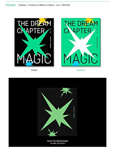 BigHit TOMORROW X TOGETHER TXT - THE DREAM CHAPTER : MAGIC [SANCTUARY ver.] Album+Poster+Extra Photocards Set