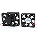 DealMux 3pcs DC 12V 0.16A 50mm x 10mm 7Blade Ordenador PC Ventilador de la CPU Negro