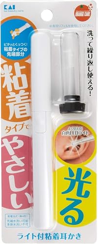 オレンジケアプロダクツ ライト付粘着耳かき 本体 1個
