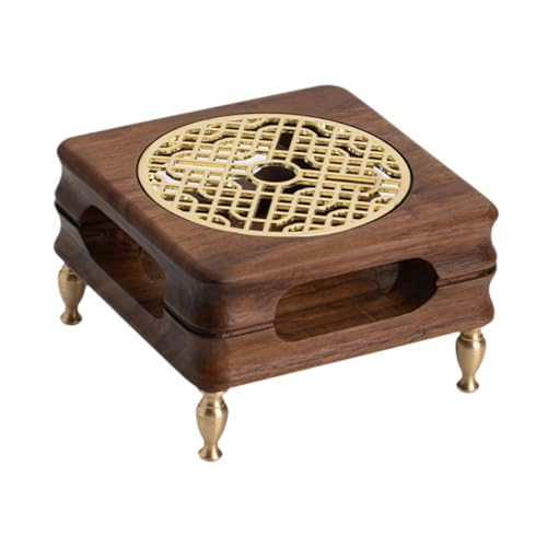 Chauffe-théière de salon en bois support bougie pour pause thé cocooning à la maison - 7