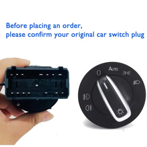 Interruptor de luces automático faro antiniebla para Polo MK4 9N 7