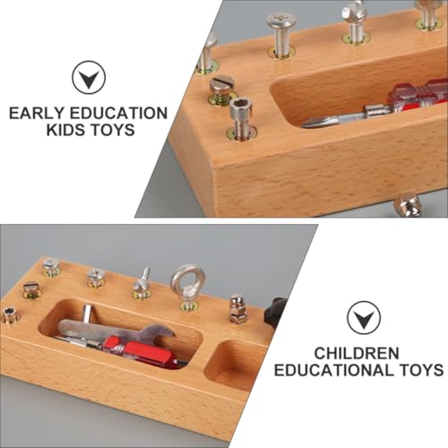 Combiné à vis en bois pour Noël le cadeau d'éveil idéal et durable - 3