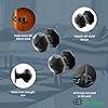 EAI Black Iron Door Knobs - 1 Pair of Cast Iron Antique Octagonal Mortice Knobs #2