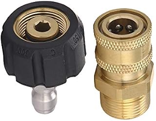 RIDGE WASHER Pressure Washer Adapter Set, Gun to Wand, M22 to 1/4'' Quick