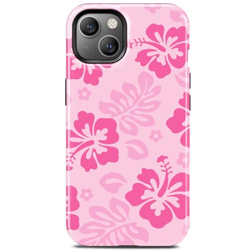 Coque de protection tendance iPhone 13 fleur antidérapante préservant des chutes