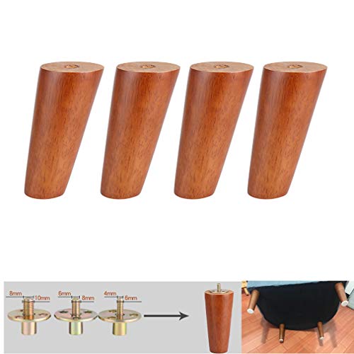 Patas de sofá robustas de 12 cm con pernos de repuesto M6 M8 M10 2