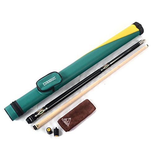 Foto von CUESOUL 19 Unzen 1/2 Jointed Maple-Pool Queue mit Etui CSBK007