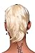 Produktbild WIG ME UP - Haarteil Zopf Extension Blond Platinblond kurz wilder Look Befestigung mit Butterfly-Klammer 20 cm T6545-613
