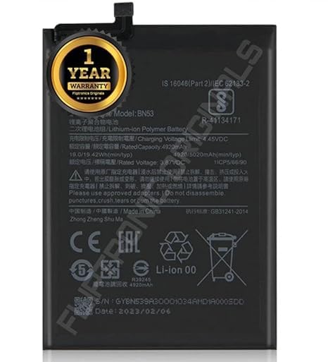 Image of BN53 Battery for Redmi Note 9 pro M2003J6B2G Battery with 1 Year Warranty** (DD179)