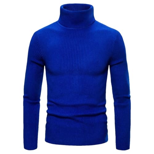Men's Pullover Sweaters Long Sleeve Slim Fit Casual Stripes Knitted Sweater