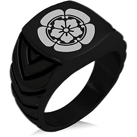 Tioneer Samurai Crest Biker Style Ring Cover