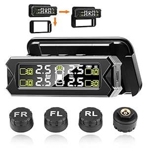 Jansite TY05 Kabelloses Solar TPMS Reifendruckkontrollsystem