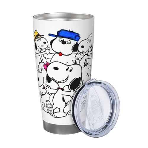 スヌーピー マグカップ コーヒーカップ コンビニカップ 保冷 保温 タンブラー ステンレス製 真空断熱マグ 蓋付き 持ち運び 直接ドリップ 車用 アニメ キャラクター グッズ かわいい プレゼント 600ml