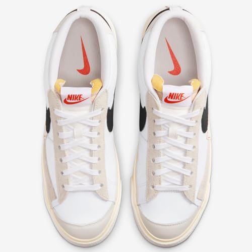 Nike Blazer Low Pro Club Men's Shoes (FJ3694-100, White/Beach/Summit White/Black) Size 10.52
