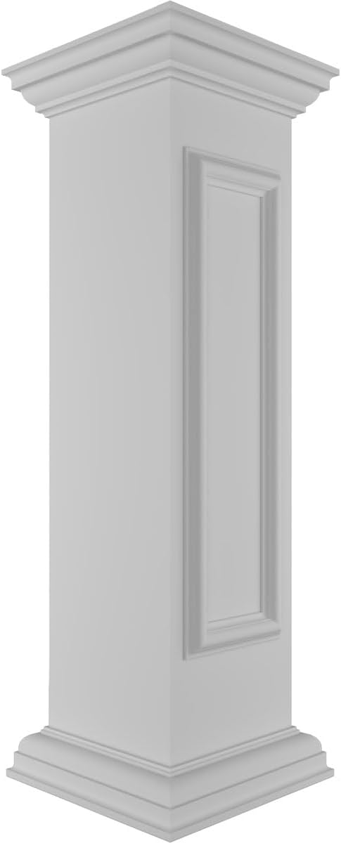 Ekena Millwork NWL10X40SPP0B0 Newel Posts, White