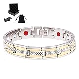 GUTE AUSSICHT: Ein stilvolles Magnetfeldtherapie-Armband in Schlangenform, einzigartiges Design und die schillerndste Präsenz in der Menge. Ideal für Männer oder Frauen, besonders gut aussehend, wird es bei jeder Gelegenheit zum Publikumsmagneten.