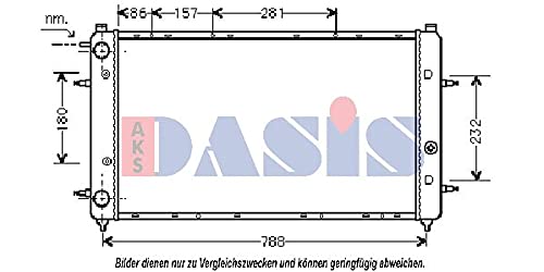 AKS Dasis 240030N - Radiatore, Raffreddamento Motore