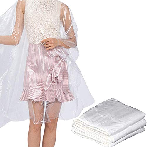 Hair Cutting Capes, 50PCS Disposable Waterproof Apron Hair Salon Capes, Hair Cutting Cover Barber Capes, Perfect for Barbershop and Salon Hairdressing, Hair Dye, Perming (Size: 47x60 IN)