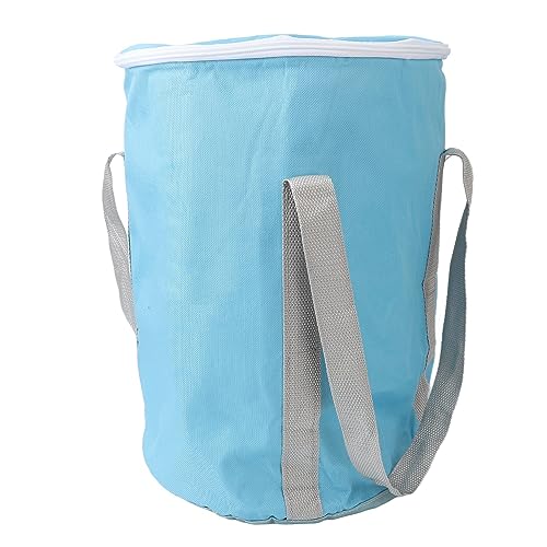 Balde de banho de imersão para os pés, bolsa de banho portátil com isolamento de 5 camadas dobrável