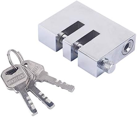 Miniatura 4 de Cerradura de volante de automóvil forjada de acero resistente con núcleo de bloqueo de cobre, cerradura de seguridad antirrobo para automóviles,