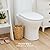 84ECO 2-Pack Wicker Trash Cans - Rattan Trash Can - Wicker Waste Basket for Bathroom, Bedroom - Woven Waste Basket (Natural, 2 Gallon)