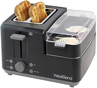 West Bend 2-Slice 78500 Breakfast Station Wide Slot Toaster with Removable Crumb includes