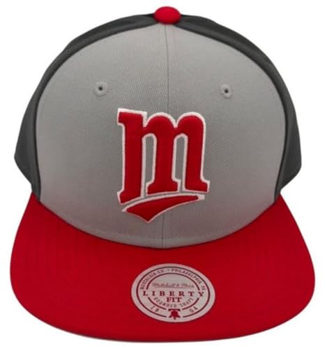 Gorra Snapback Ajustable Minnesota Twins Gris/Roja miniatura 2