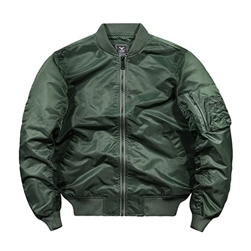 Veste de baseball homme pour vos sorties outdoor décontractées d'automne en veste militaire