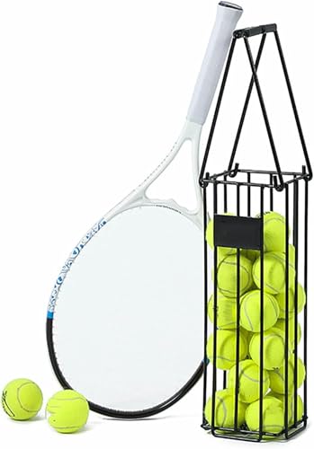 Recoge tus pelotas de tenis sin agacharte usando esta cesta plegable de 30 bolas 2
