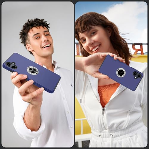 Coque Samsung Galaxy A06 antichoc bleu avec béquille - 7