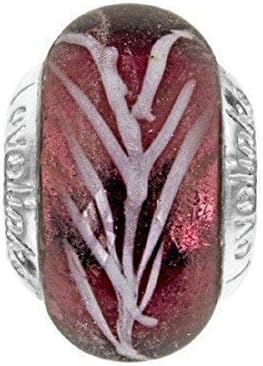 Lovelinks 11821685-99 'Palm Leaf' Glass Bead