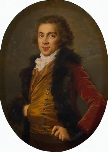 Toile portrait Grigori Stroganov par Lebrun, une impression d'art grand format haut de gamme