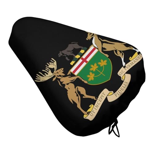 Ontario Canada Coat of Arms Bike Seat Cover