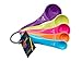 Silicone Gold SG3006 Set cucharas medidoras, Multicolor, 10x6x6 cm, 5 Unidades