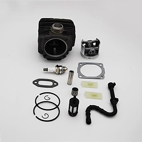 LILYY Pistón de Cilindro de 46mm, bujía de línea de Combustible Apta for Stihl 028 028AV, Piezas de Repuesto for Motosierra de jardín