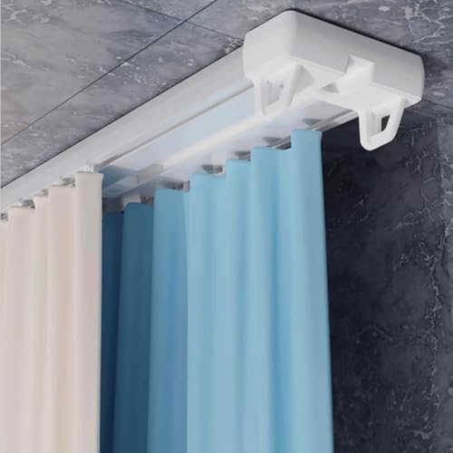 Rail de plafond de 2,6 m double rail fluide pour rideau lourd - 4