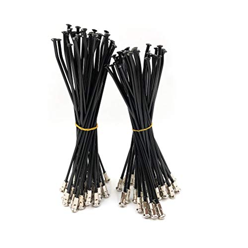 Otom Motorcycle Spokes 21" Front 18" 19" Rear Wheel Spokes & Spoke Nipples For Yamaha Yz125 Yz250 Yz250Fx Yz450F Wr250 Wr450 (19" Rear Wheel Spokes) #TOP3