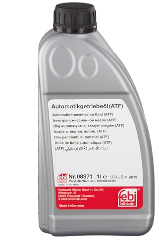 febi bilstein 08971 Automatikgetriebeöl (ATF) in automatischen Getrieben, Wandlern und Hydrolenkungen , 1 Liter