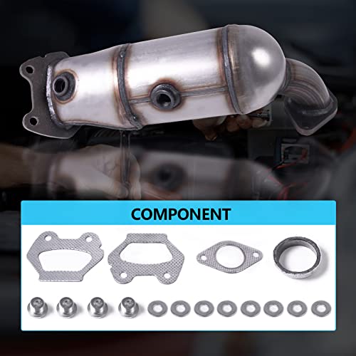 Loosoo Catalytic Converter W/Gasket Left 674-120& Right 674-121 Compatible With Journey, Avenger, Grand Caravan/Chrysler 200, Town & Country/Routan 3.6L, Replace# 16779, 641383, 20442, 42113 #TOP3