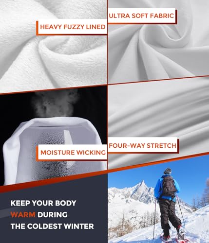 Image of CL convallaria Thermal Underwear Long Johns Set Mens Winter Gift Hunting Gear Sport Base Layer Bottom Top