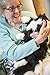 Joy for All Robotic Reclining Black & White Tuxedo Cat - Stuffed Animal Therapy for People with Memory Loss from Aging and Caregivers