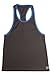 Crazee Wear Grey Tanktop with Blue Trim (XXL)