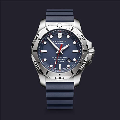Victorinox I.N.O.X. Analogue Men's Watch (Black Dial Black Colored Strap) - Image 6