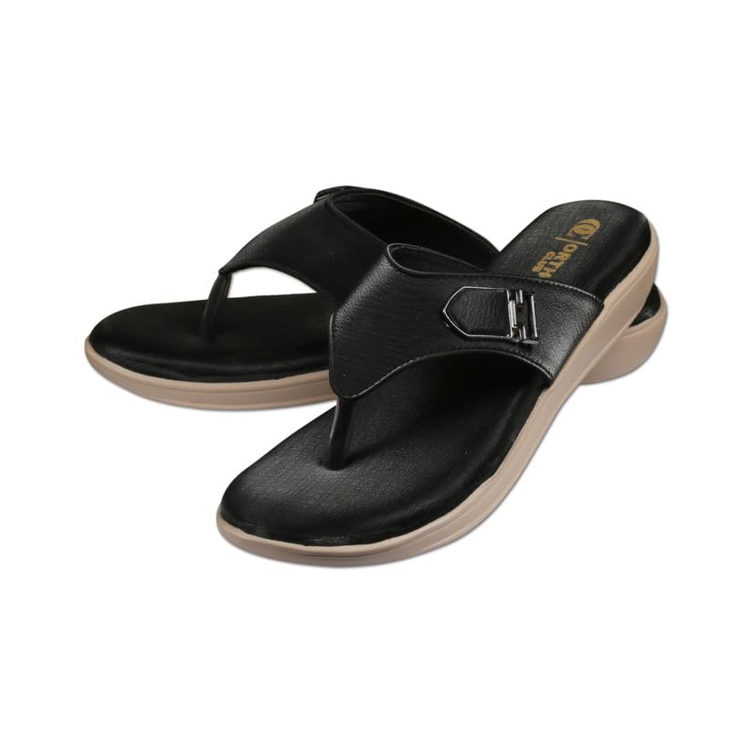 Image of ORTHO CLUB Fancy doctor slippers | Stylish chappal for women | Comfortable flat sandals for women stylish