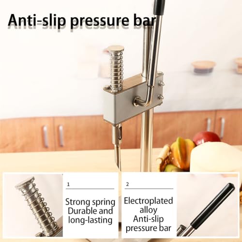 Abridor de coco vertical ajustable para tiendas de fruta y restaurantes 4