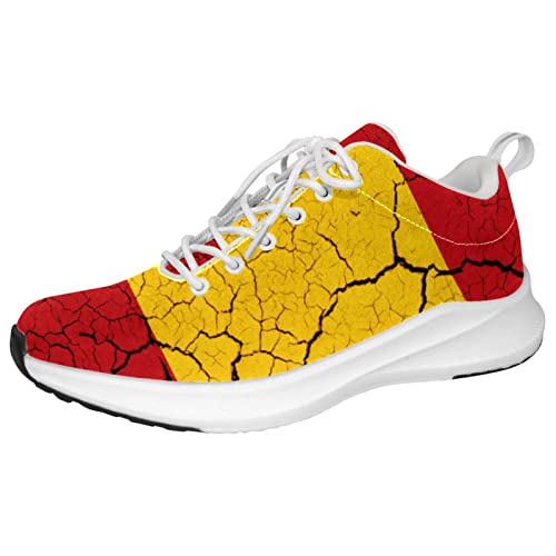 Bandera de España con emblema zapatillas personalizadas ligeras