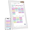 Calendario Digitale intelligente, schermo HD da 21,5 pollici, Planner da Parete e da Tavolo con Touchscreen, Sincronizzazione Smart, Foto, Video Frame e Gestione Attività, programma pasti