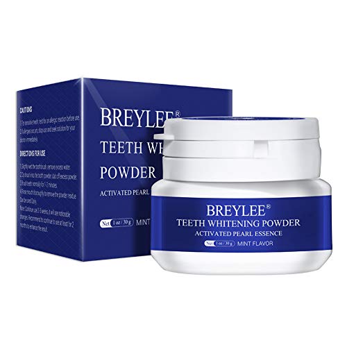 Teeth Whitening Powder BREYLEE Teeth Brightening Powder with Pearl Essence, Baking Soda