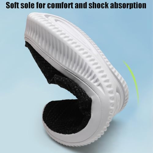 Men's Knit Open Back Mule Sneakers Fashion Mesh Breathable Slip On Light Non-Slip Clog Mules Summer Daily Indoor Outdoor Casual Slippers4